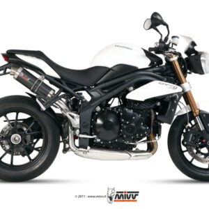 Mivv 2 Slip-On GP carbon Triumph Speed Triple 2011-15