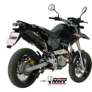 Mivv 2 Slip-On GP carbon con tapa carbono Honda FMX 650 2005-06