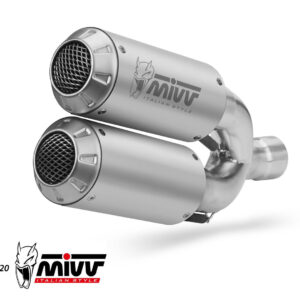 Mivv 2 Slip-On Mk3 carbono Ducati Hypermotard 939 2016-18
