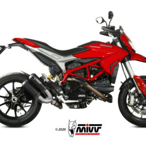 Mivv 2 Slip-On Mk3 black Ducati Hypermotard 939 2016-18
