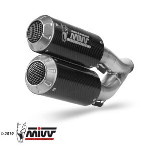Mivv 2 Slip-On Mk3 carbono KTM 1290 Superduke 2014-19