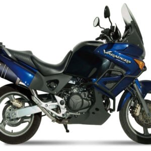 Mivv 2 Slip-On Oval carbono con tapa carbono Honda XL 1000 Varadero  2003-11