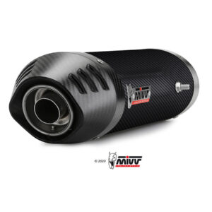 Mivv 2 Slip-On Oval carbono con tapa carbono Yamaha YZF 1000 R1 2007-08
