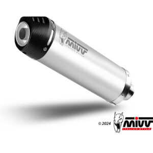 Mivv 2 Slip-On Oval titan con tapa carbono Yamaha XT 660 Z 2008-16