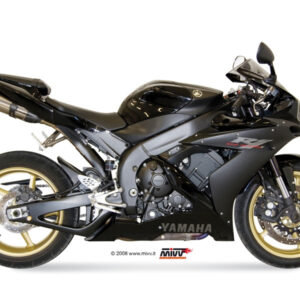 Mivv 2 Slip-On Suono St. Steel con tapa carbono Yamaha YZF 1000 R1 2004-06