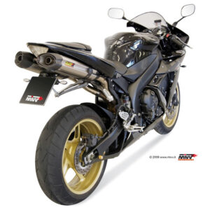 Mivv 2 Slip-On Suono St. Steel con tapa carbono Yamaha YZF 1000 R1 2004-06