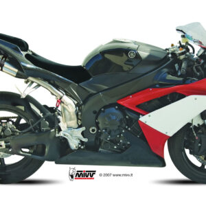 Mivv 2 Slip-On Suono St. Steel con tapa carbono Yamaha YZF 1000 R1 2007-08