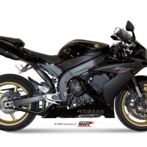 Mivv 2 Slip-On Suono black con tapa carbono Yamaha YZF 1000 R1 2004-06
