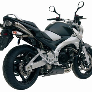 Mivv 2 Slip-On X-Cone St. Steel Suzuki GSR 600 2006-10