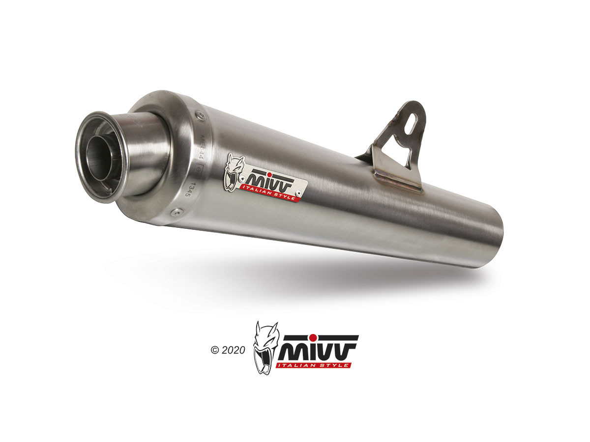 Mivv 2 Slip-On X-Cone St. Steel Suzuki GSR 600 2006-10