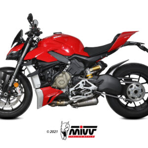 Mivv 2 Slip-On X-M1 titan Ducati Streetfighter V4 2020-22