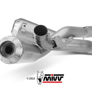 Mivv 2 Slip-On X-M1 titan Ducati Streetfighter V4 2020-22