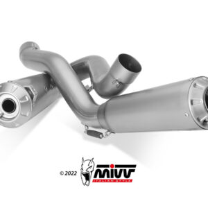 Mivv 2 Slip-On X-M1 titan Ducati Streetfighter V4 2020-22