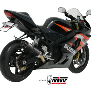Mivv Bolt-On GP carbon con tapa carbono Suzuki GSX-R 600 2004-05