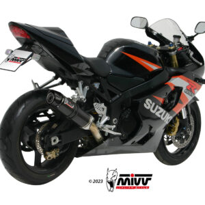 Mivv 2 Slip-On GP black con tapa carbono Kawasaki Z1000 2003-06
