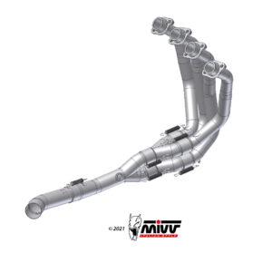 Mivv Colectores no kat (Compatible con silenciosos Mivv y de serie) Kawasaki Z900 2017-19