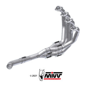 Mivv Colectores no kat (Compatible con silenciosos Mivv y de serie) Kawasaki Z900 A2 2017-25