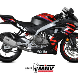 Mivv Full system 2x1 SR-1 Titanium Aprilia RS 457 2024-25