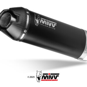 Mivv Escape Completo 4x2x1 AK-1 Black con tapa de carbono Honda CB 650 R 2024-25