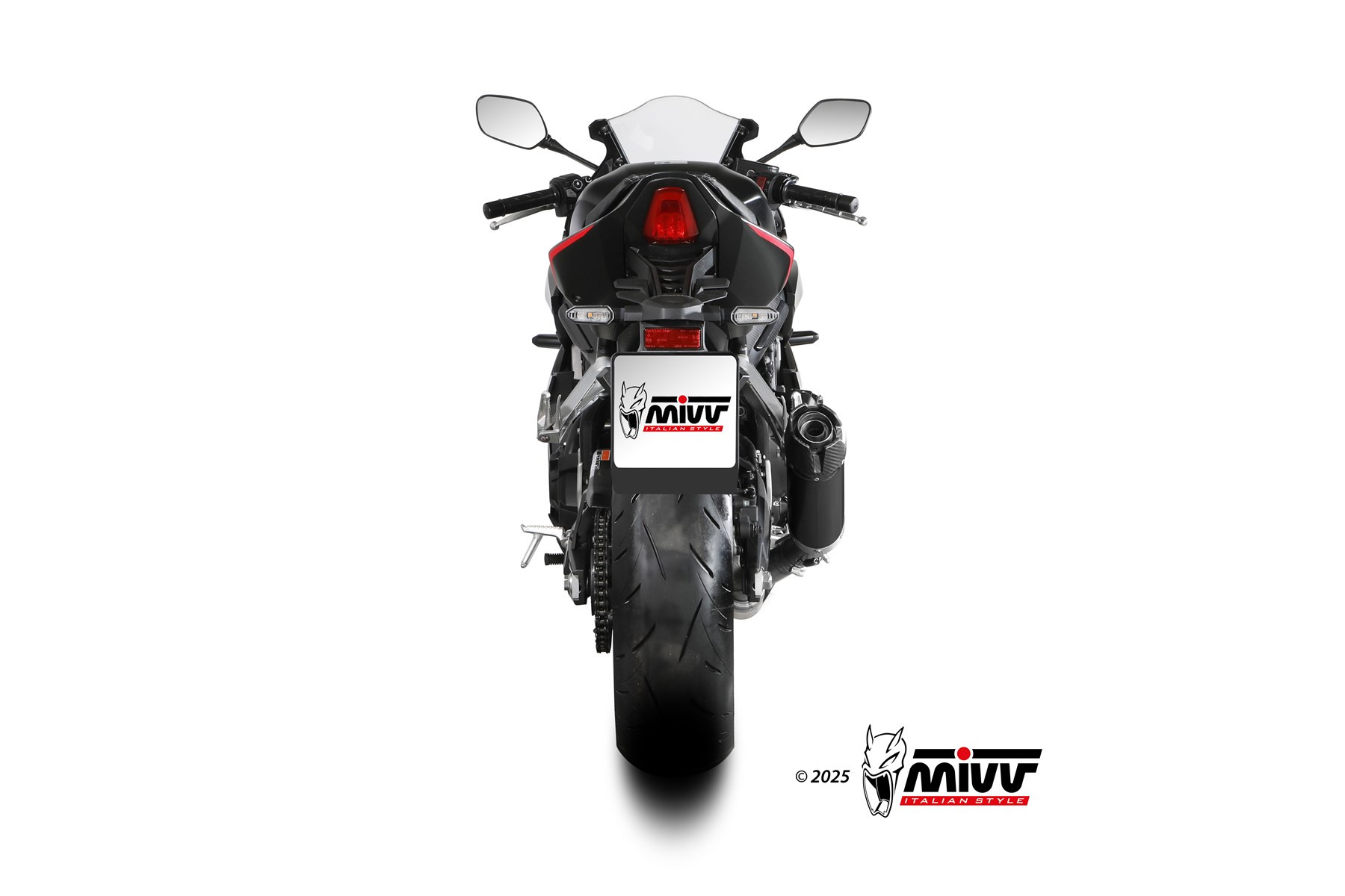 Mivv Escape Completo 4x2x1 GP Pro Black Honda CB 650 R 2024-25
