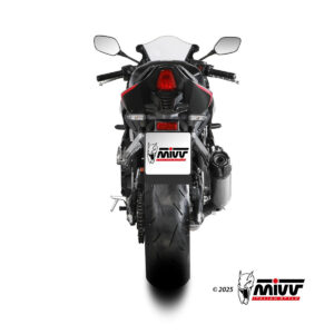 Mivv Escape Completo 4x2x1 AK-1 Titanium con tapa de carbono Honda CB 650 R 2024-25