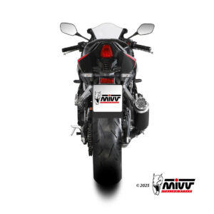 Mivv Escape Completo 4x2x1 AK-1 Titanium con tapa de carbono Honda CB 650 R 2024-25