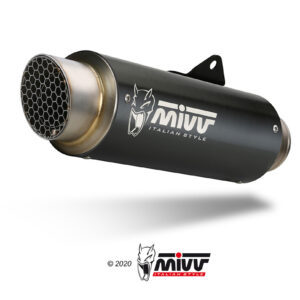 Mivv Escape Completo 4x2x1 AK-1 Titanium con tapa de carbono Honda CB 650 R 2024-25