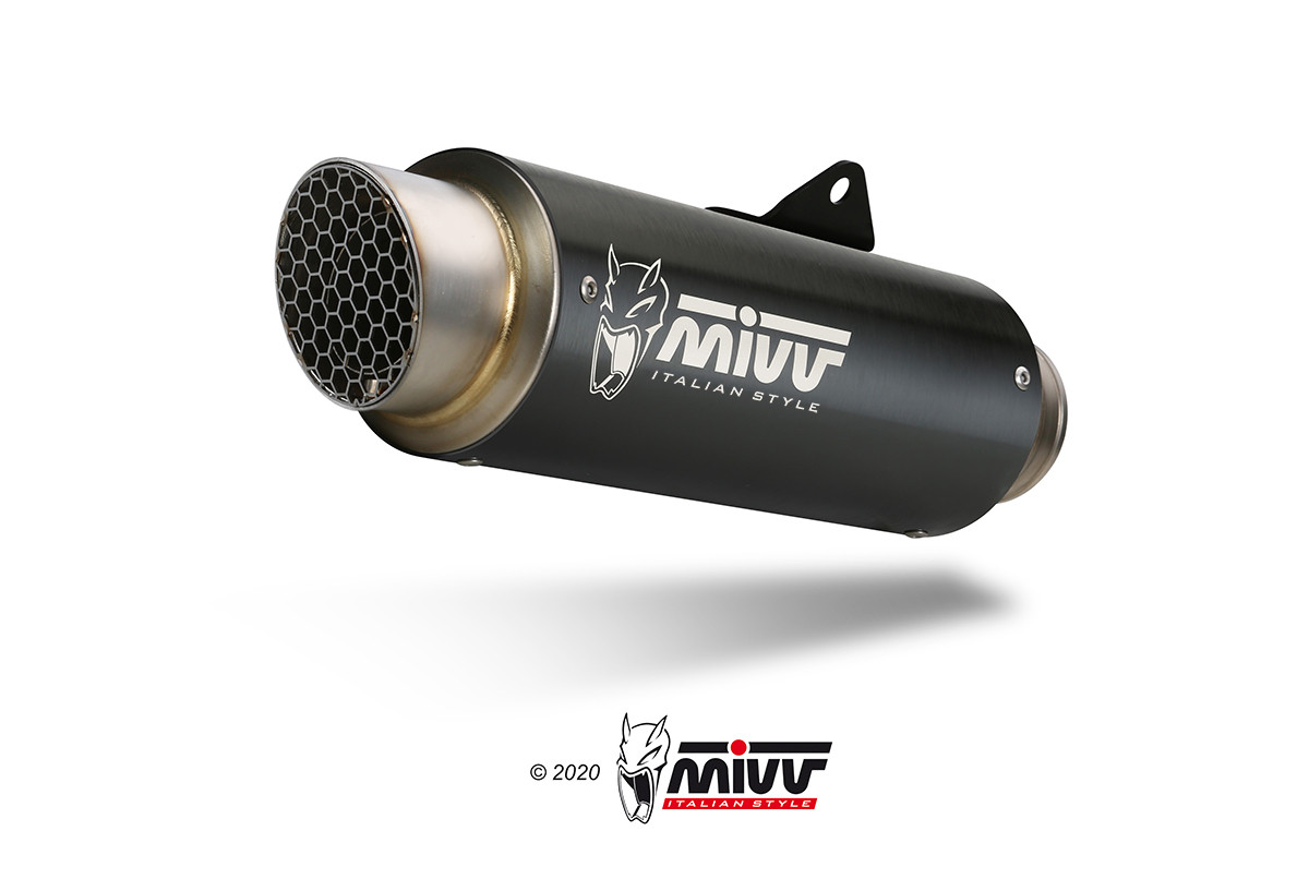 Mivv Escape Completo 4x2x1 AK-1 Titanium con tapa de carbono Honda CB 650 R 2024-25