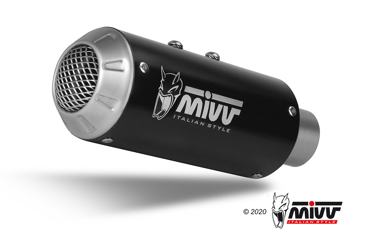 Mivv Escape Completo 4x2x1 MK3 Black Honda CB 650 R 2024-25