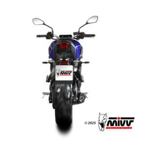 Mivv Full System 2x1 DELTA RACE BLACK YAMAHA MT-07 2025-