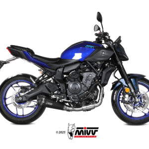 Mivv Full System 2x1 DELTA RACE BLACK YAMAHA MT-07 2025-