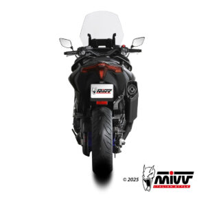 Mivv Full System 2x1 SR-1 BLACK TITANIUM YAMAHA T-MAX 560 2025-