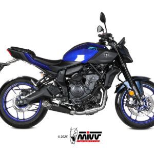 Mivv Full System 2x1 X-M5 BLACK YAMAHA MT-07 2025-