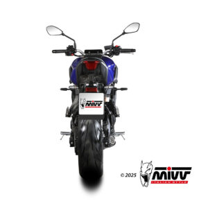 Mivv Full System 2x1 X-M5 BLACK YAMAHA MT-07 2025-