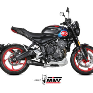 Mivv Full System 3x1 X-M5 BLACK TRIUMPH TRIDENT 660 2025-