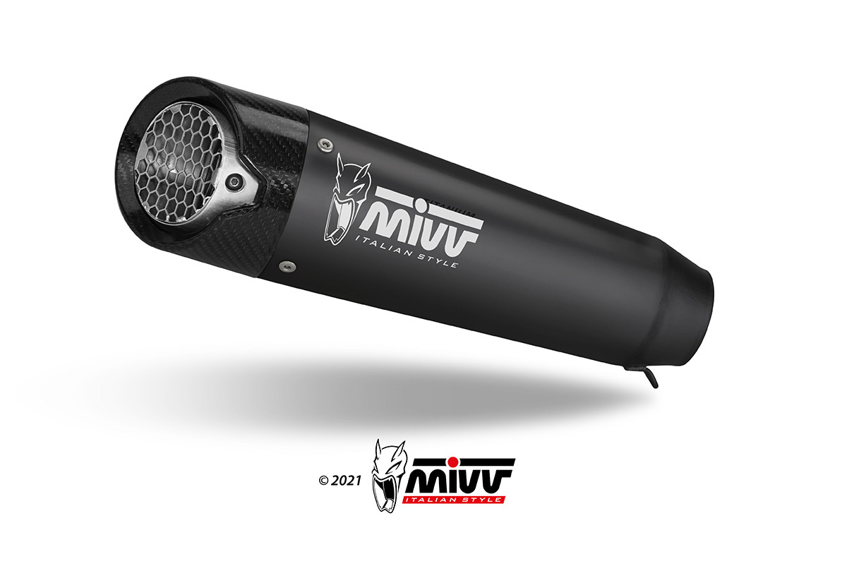 Mivv Full System 3x1 X-M5 BLACK TRIUMPH TRIDENT 660 2025-