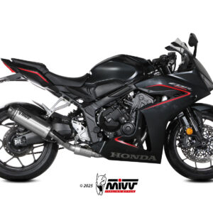 Mivv Full System 4x2x1 AK-1 TITANIUM con Tapa Carbono HONDA CB 650 2024-25