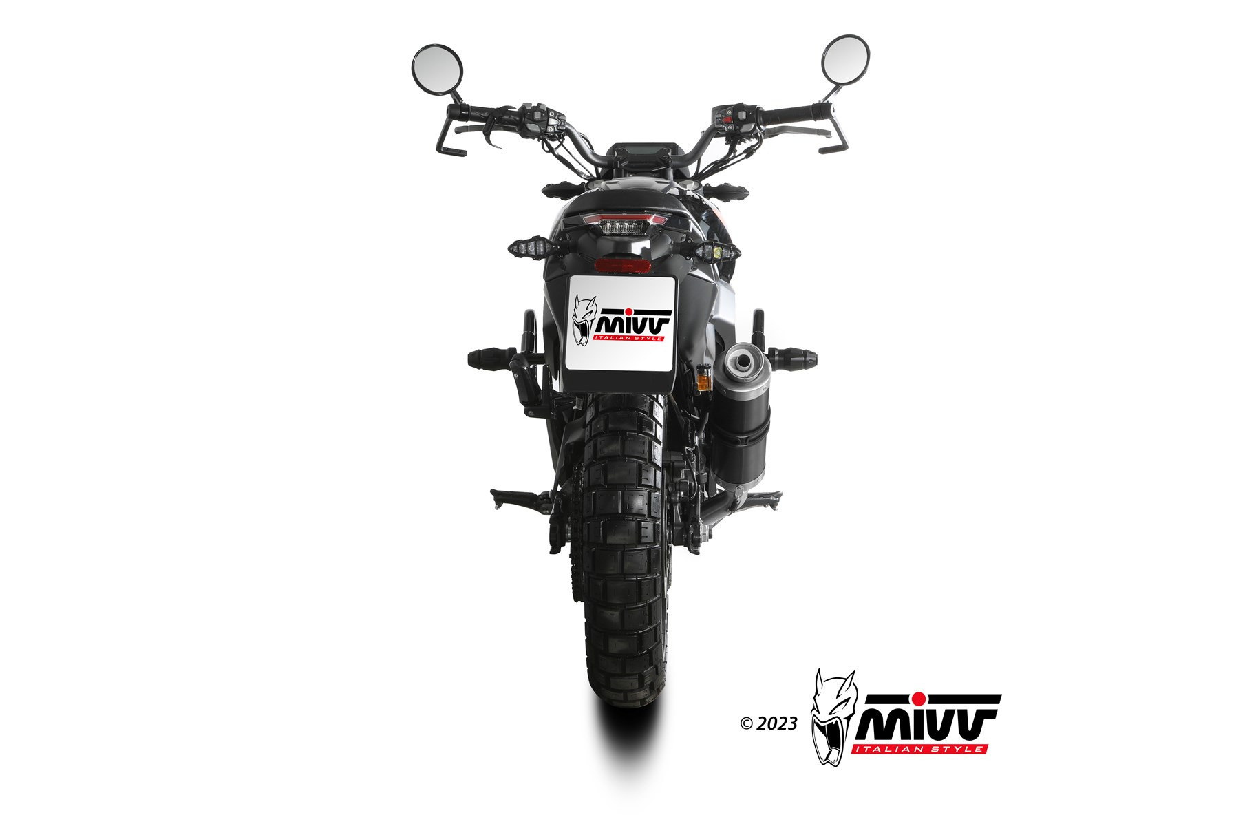 Mivv Full system 1x1 GP Black Zontes ZT 125 GK 2021-24