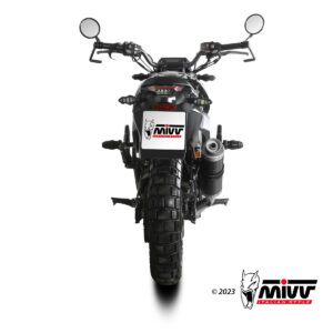 Mivv Full system 2x1 SR-1 Black Yamaha T-MAX 560 2022-24 (colector negro)