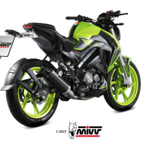 Mivv Full system 1x1 GP Black con tapa carbono Keeway RKF 125 2021-24