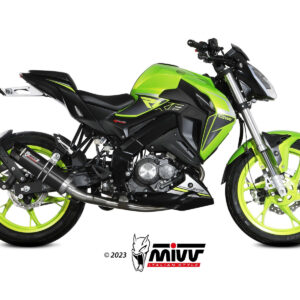 Mivv Full system 1x1 GP Black con tapa carbono Keeway RKF 125 2021-24