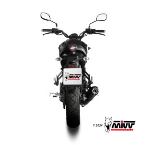 MIVV SLIP-ON GP BLACK CON TAPA EN CARBONO YAMAHA YZF R1 1000 1998-01