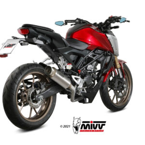 Mivv Full system 1x1 GP Pro Titan Honda CB 125 R 2021-24