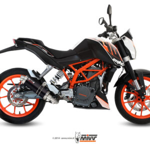 Mivv Full system 1x1 GP black KTM 390 Duke 2013-16