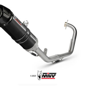 Mivv Full system 1x1 GP black con tapa carbono Yamaha YZF R125 2008-13