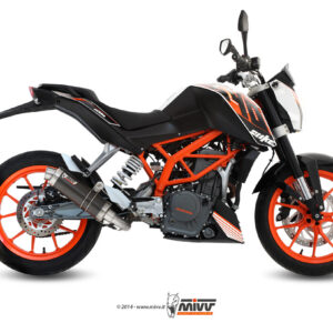Mivv Full system 1x1 GP carbon KTM 390 Duke 2013-16