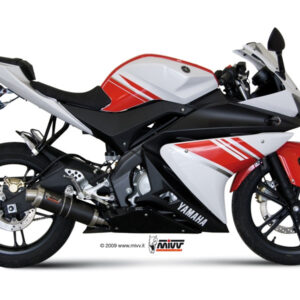 Mivv Full system 2x1 GP black Yamaha T-MAX 500 2008-11