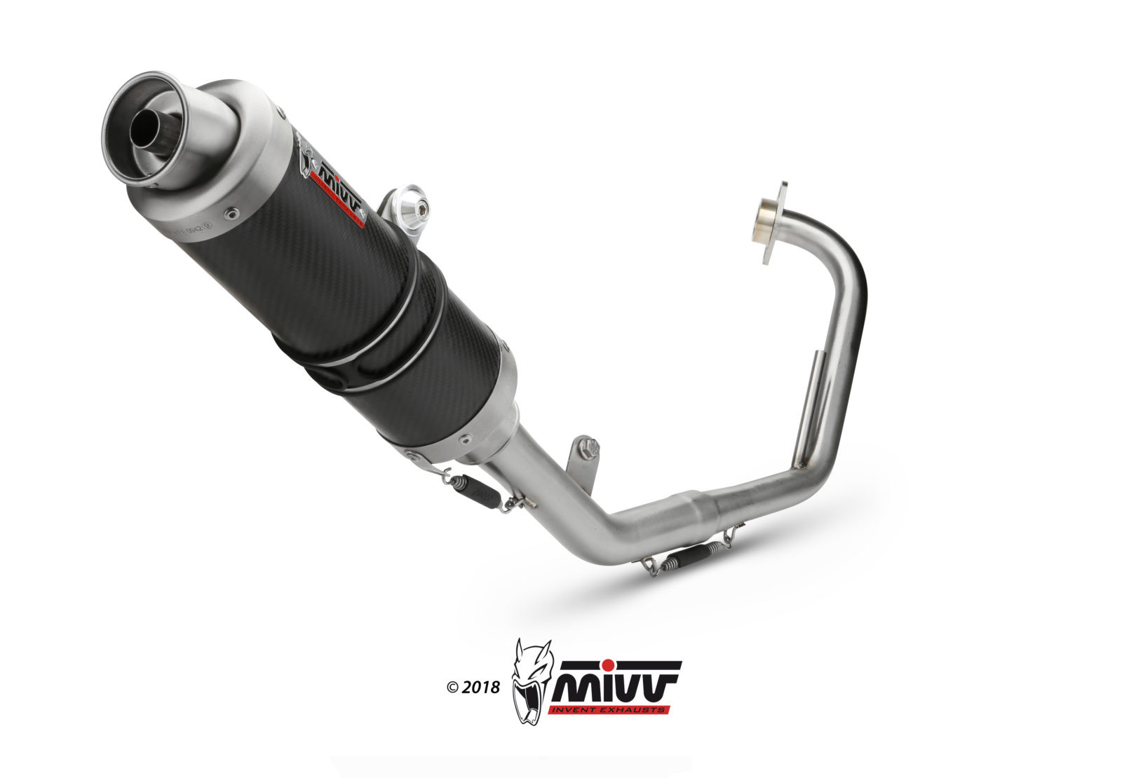 Mivv Full system 1x1 GP carbon Yamaha YZF R125 2008-13