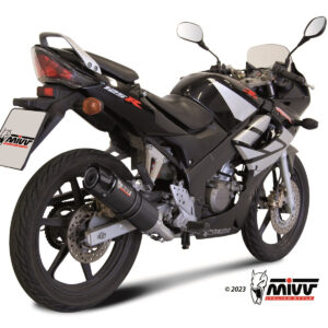 Mivv Slip-On GP black con tapa carbono Honda CBR 600 F 2011-13 / Hornet 600 2007-13