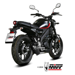 Mivv Full system 1x1 HR-1 Black YAMAHA XSR 125 2022-24